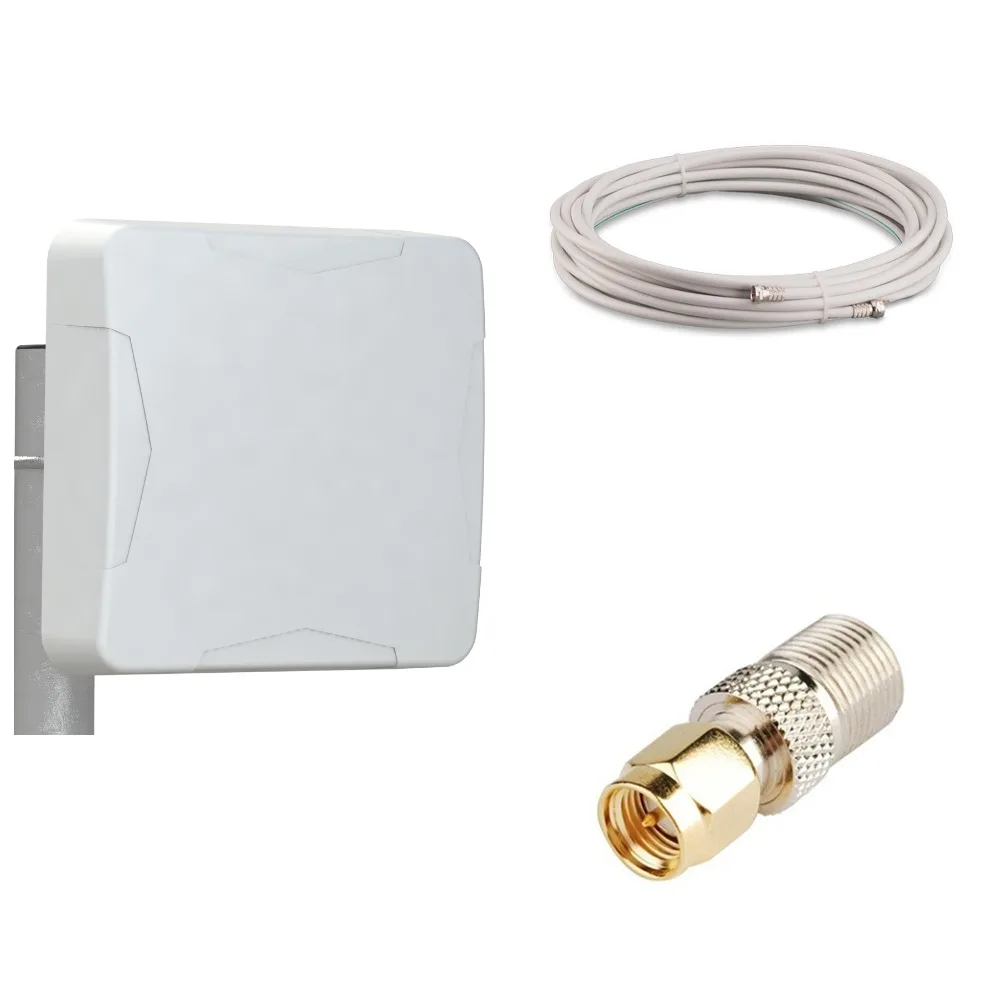 Широкополосная антенна Антэкс Nitsa-5F GSM/3G/4G 900-2600 МГц 9-14 дБ 75 Ом (F) для связи и