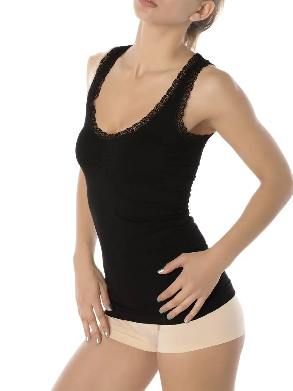 Майка женская спортивная без рукавов тренировочная рубашка для йоги эластичная