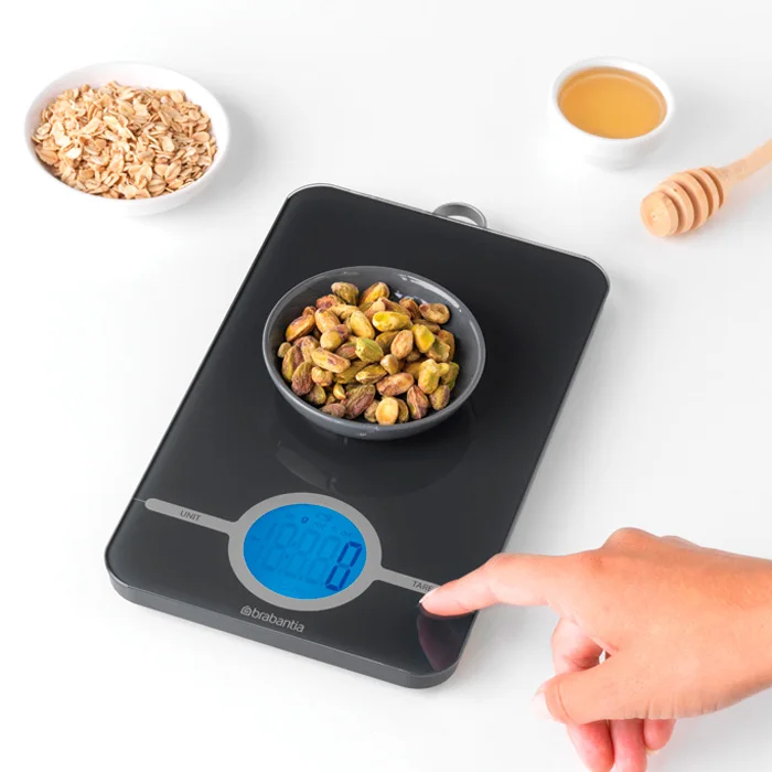 Весы кухонные Brabantia &quotTasty+&quot цифровые темно серый. 122644|Кухонные весы| |