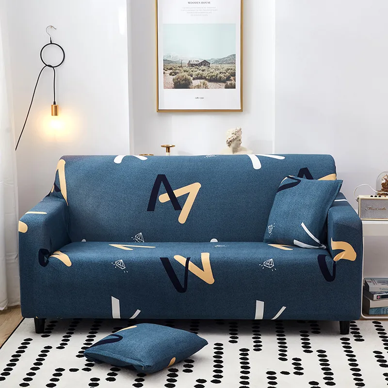 Геометрические чехлы современное кресло диванные секционные l-образные для