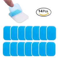 14pcs gel pads ems replacement padselectrodes gel replacement pads for abs toner abs sabdominal muscle timulator accessories