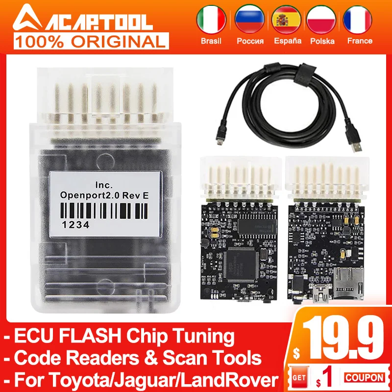 Автомобильный диагностический сканер Tactrix Openport 2 0 ECU FLASH open port | Автомобили и