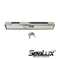 sealux high quality finish marine grade staniless steel 304 outboard motor lock with two keys for marine boat yacht
