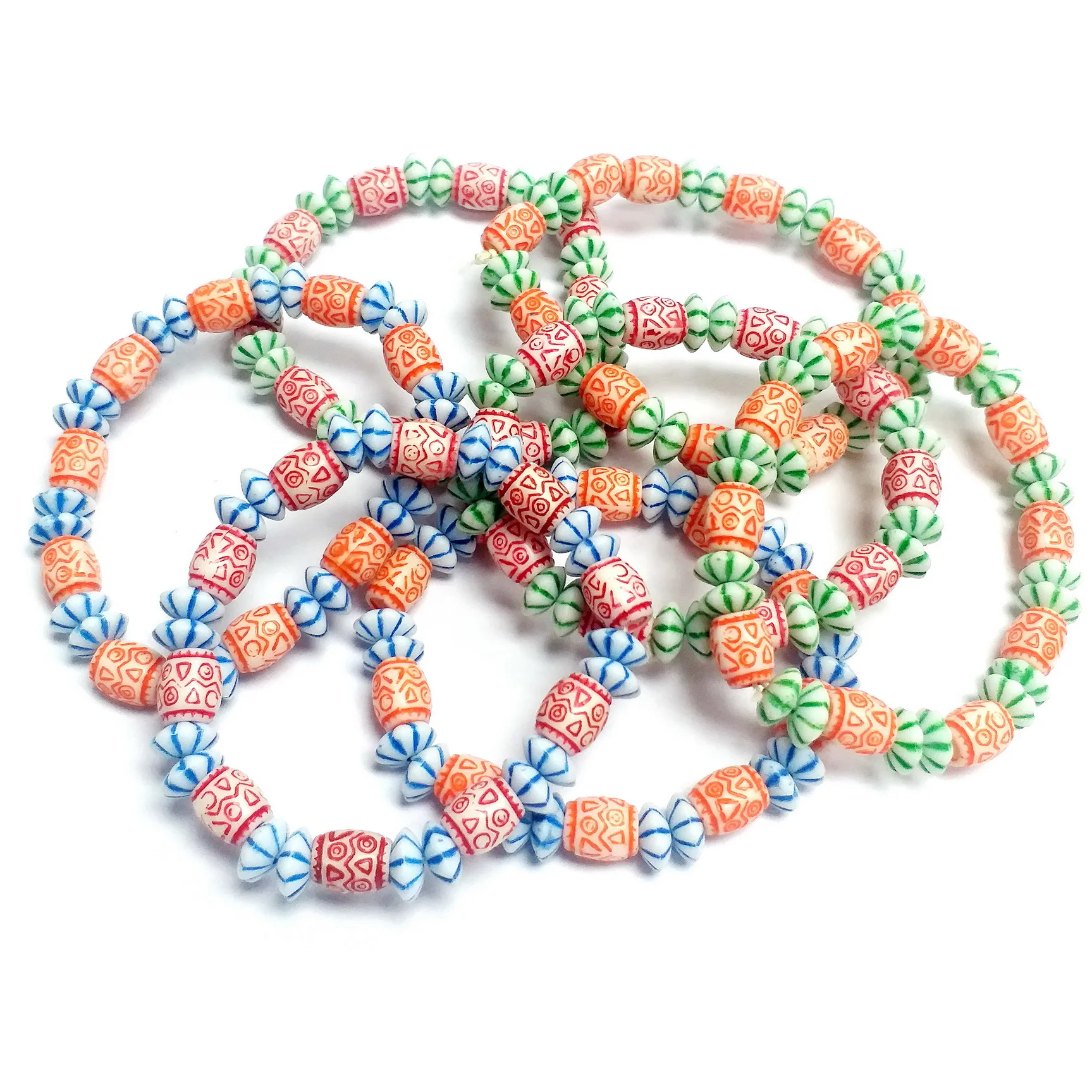 

50 шт. винтажные красочные ретро браслеты оптом 129 праздничный подарок игрушка безделушка Новинка бисер Новинка сувениры на день рождения игрушка приз