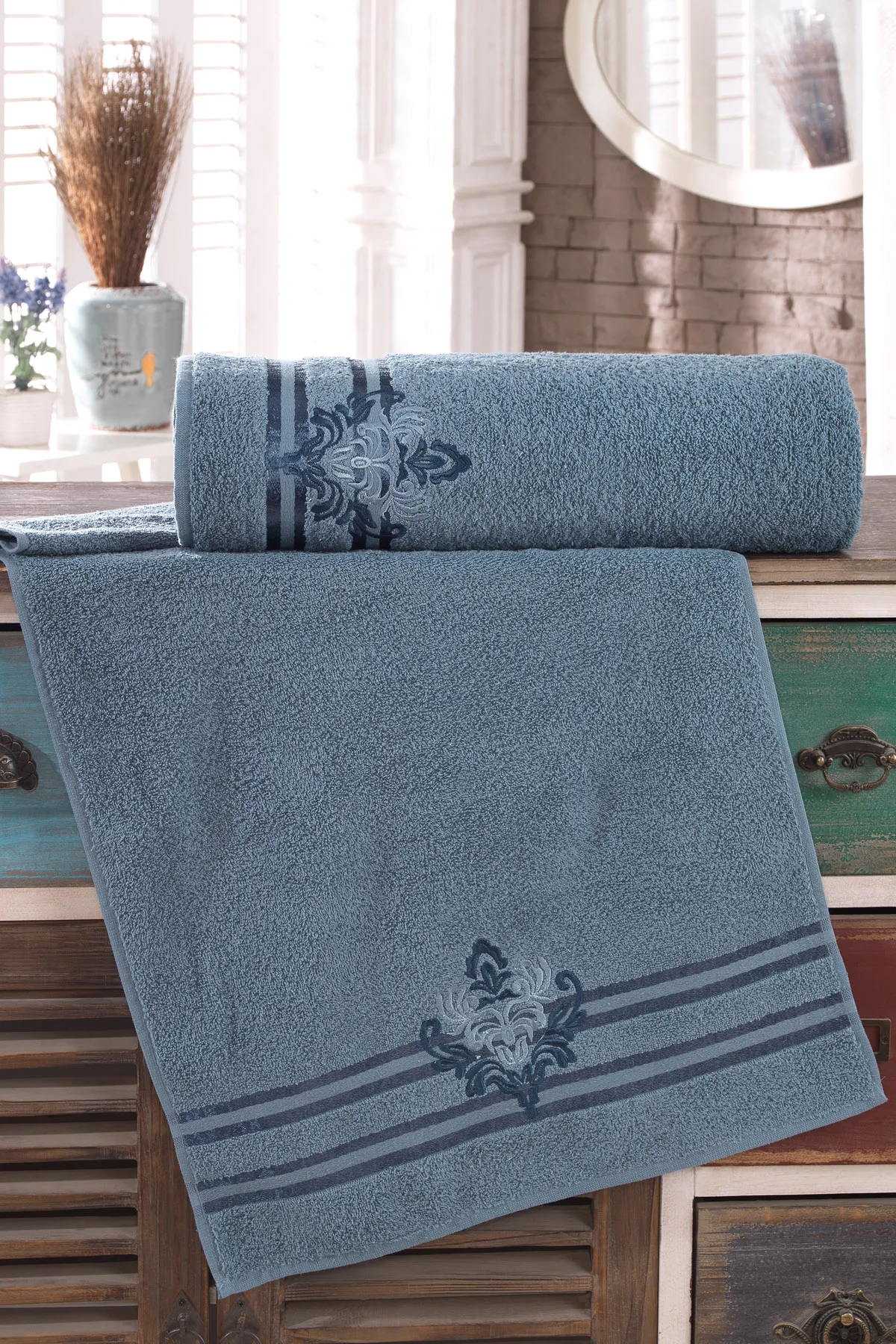 Турецкое полотенце 2 шт. банное набор ручных полотенец качество отеля и спа