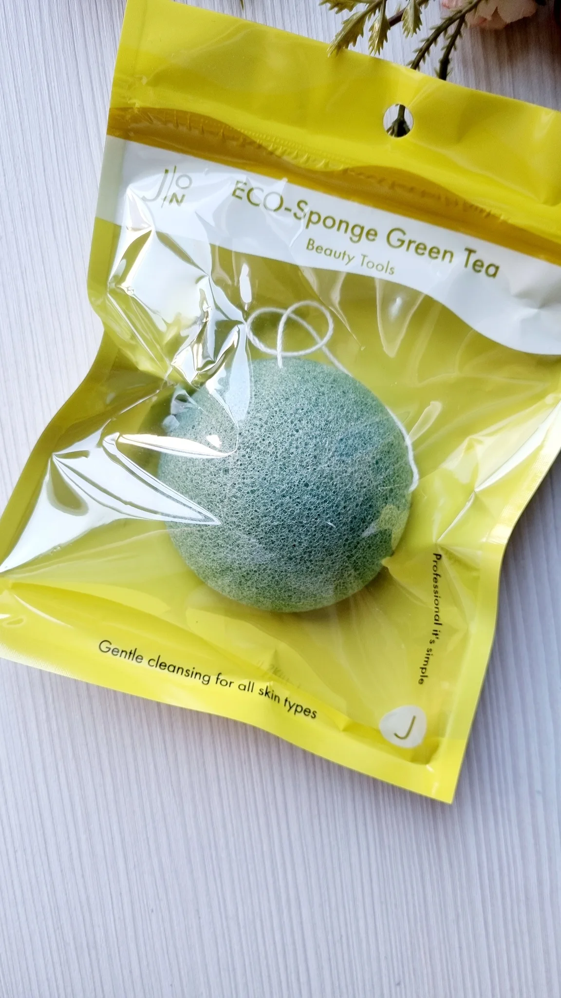 Sponge-beauty konnyaku facial skraber eco-sponge J: On |