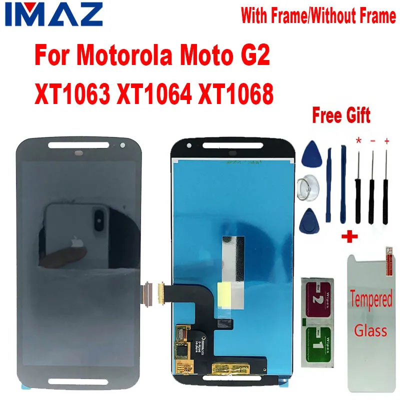 IMAZ 5 0 &quotLcd для Motorola Moto G2 G 2 2nd LCD дисплей кодирующий преобразователь сенсорного