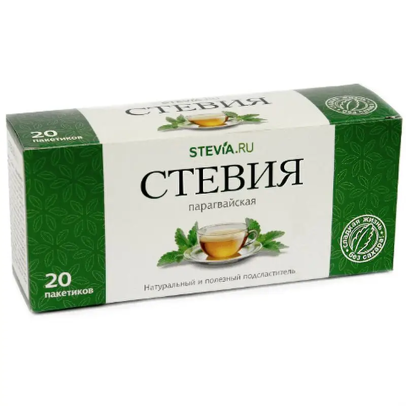 Стевия в чайных фильтр-пакетиках 20 пакетиков |