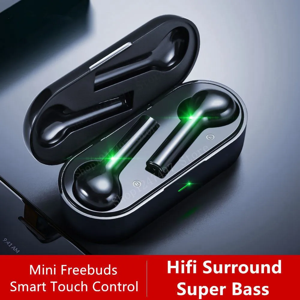 Беспроводные TWS наушники Bluetooth 5 0 Freebud с сенсорным управлением спортивные