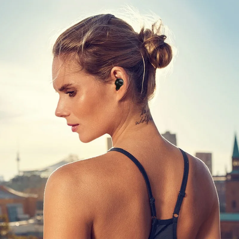 TWS стереонаушники с поддержкой Bluetooth и зарядным футляром|Наушники гарнитуры| |