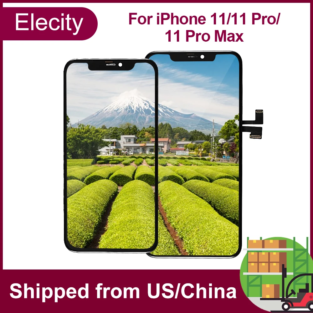 

100% Tested For Iphone 11 11 Pro 11 Pro Max LCD Display With 3D Touch Screen Digitizer Assembly OLED Pantalla Shipped From US