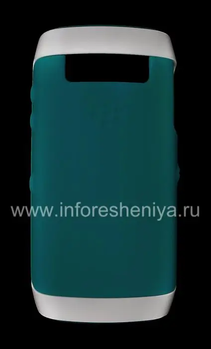 Оригинальный силиконовый чехол с пластиковым ободком Hardshell & Skin для BlackBerry 9100/9105
