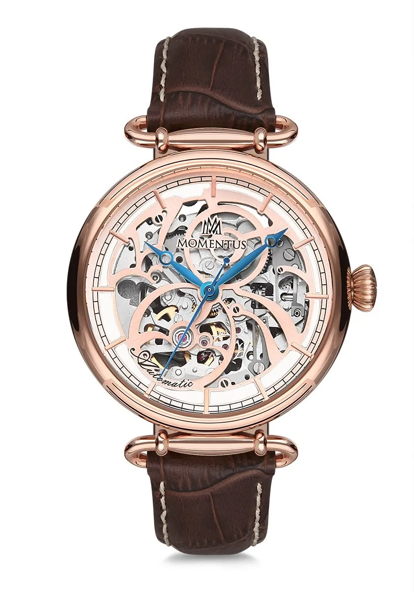 Momentus автоматические часы скелета механические Топ бренд унисекс турбийон