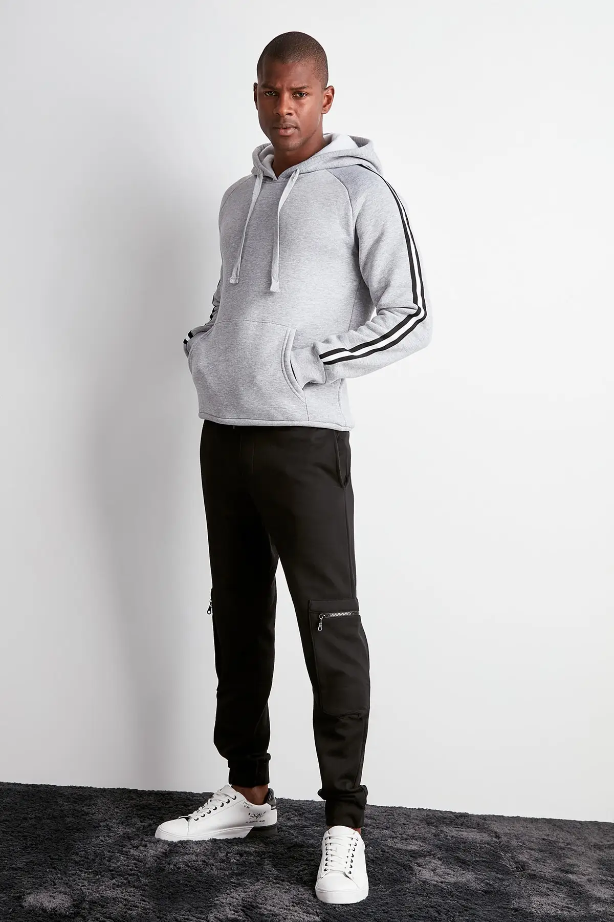 Трендовые Мужские штаны с карманами на колесиках TMNAW20EA0148|Беговые штаны| |