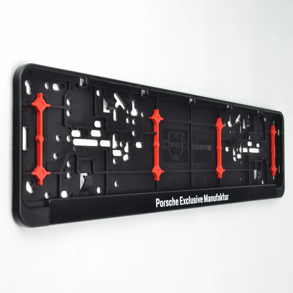 Оригинальная рамка PORSCHE для номера авто. Подномерная Рамка гос номера. Держатель