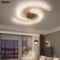 new modern led chandeliers lights firework shaped deco lamps for dining living room bedroom hall hotel indoor lighting ac90 260v