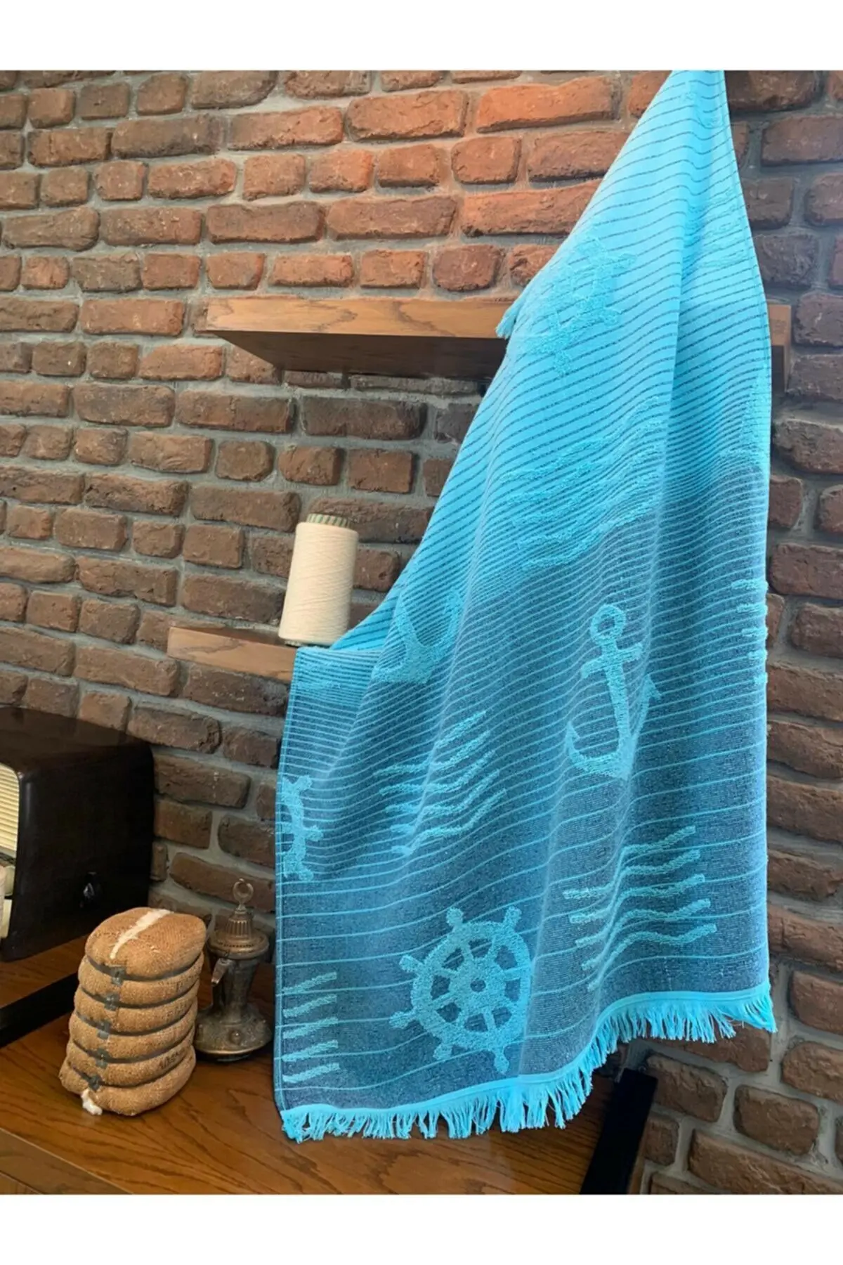 

Mavi Peshtemal Bath Beach Towel Home Textile 100% Cotton Quality Product Soft Fine Texture Comfortable Use High Suction Power