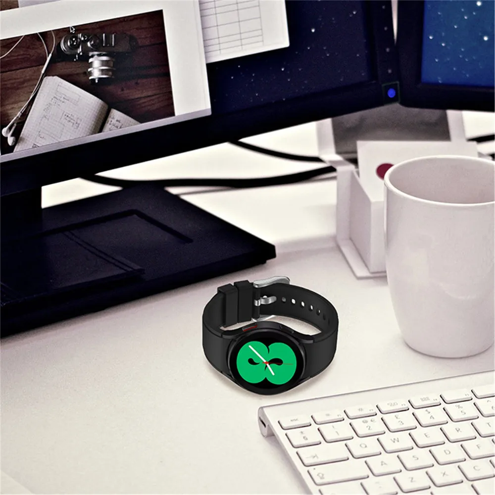 Ремешок силиконовый для Samsung Galaxy Watch 4 44 мм 40 быстросъемный браслет Classic 46 42 20 |