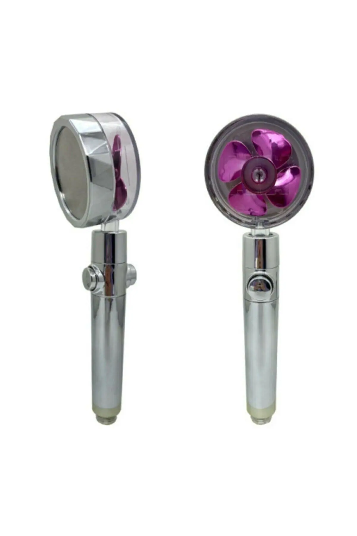

Berev Shower Head with Turbo Propeller Cooling Design Start Stop Button Shower Head 360 Degree Rotating TURBODUŞŞ
