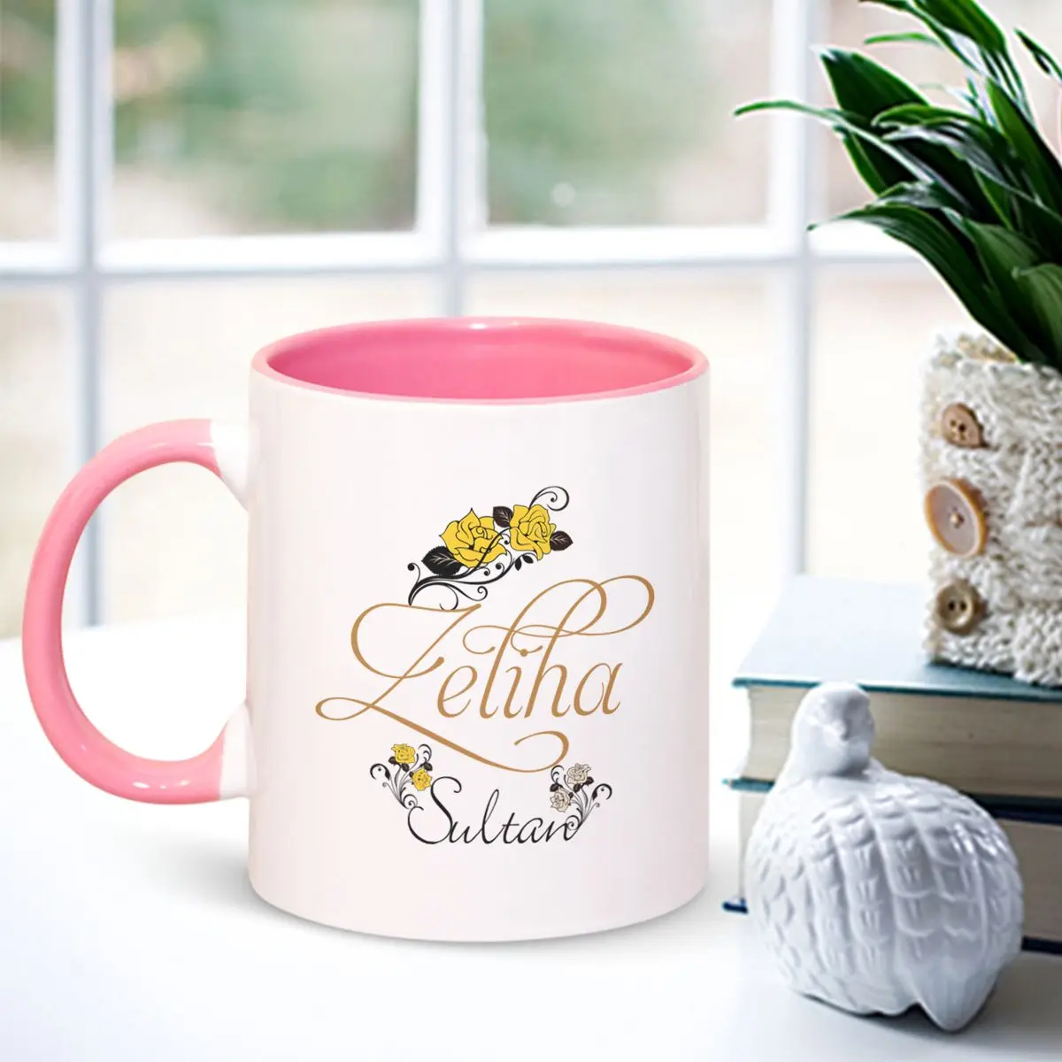 

Personalized Sultan Pink Mug Cup-003