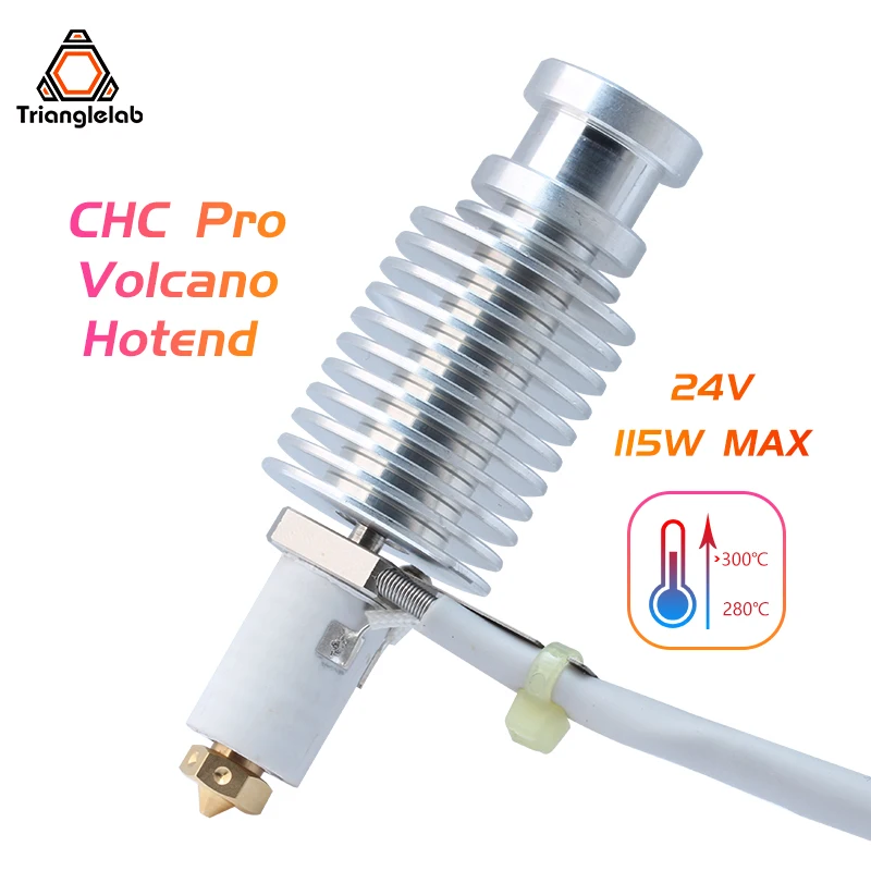 Керамический нагревательный элемент Trianglelab CHC Pro Volcano Hotend MAX 115 Вт высокая мощность