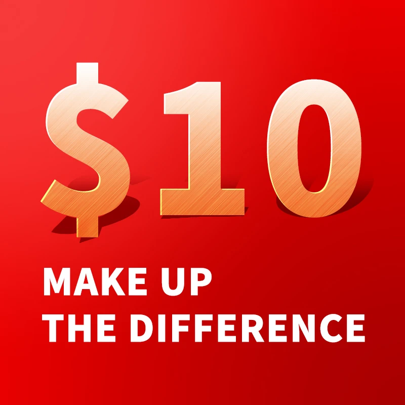 

10 USD product to make up the difference