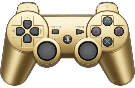 Геймпад беспроводной DualShock 3 Wireless Controller Gold (Золотой) (PS3) | Электроника