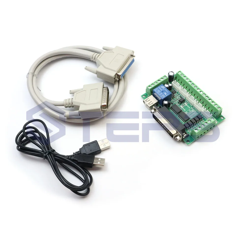 Комплект 4-осевого фрезерного станка с ЧПУ контроллер шагового двигателя mach3 TB6600