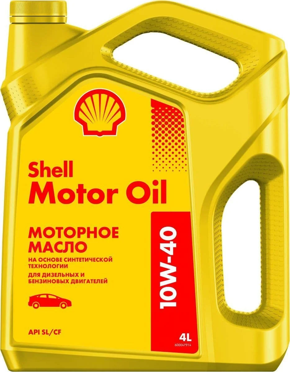 Моторное масло SHELL Motor Oil 10W-40 4 л |