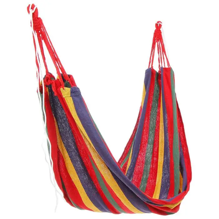 Гамак 200 x 80 см хлопок цвета МИКС |