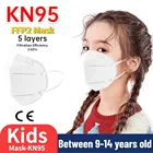 Детская FFP2 Mascarillas KN95, детей, с рисунком маски, 5 слоев уход за кожей лица маска KN95 для мальчиков и девочек респиратор защитная маска KN95 маски пыленепроницаемый
