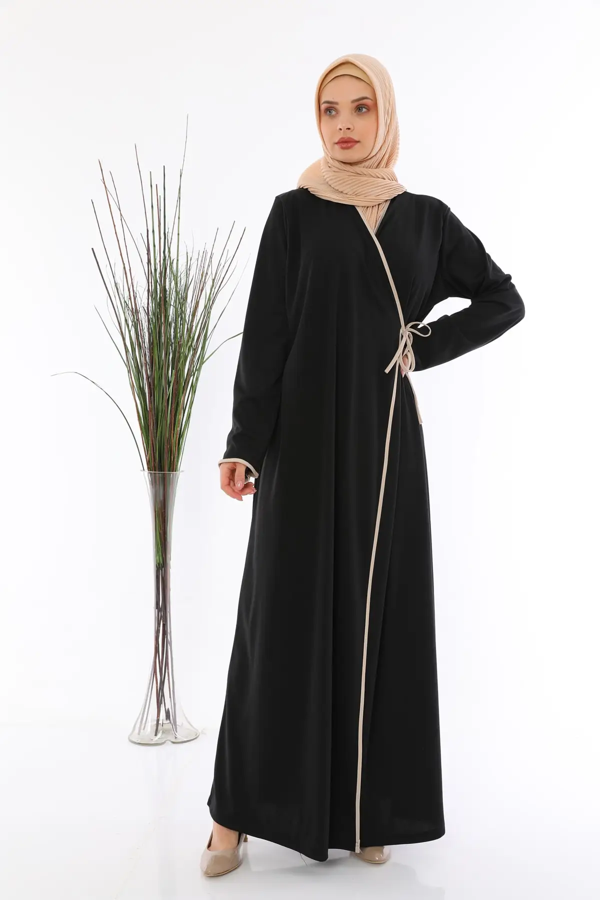 Новейшее модное уличное платье кафтан Рамадан абайя с боковой ластовицей |