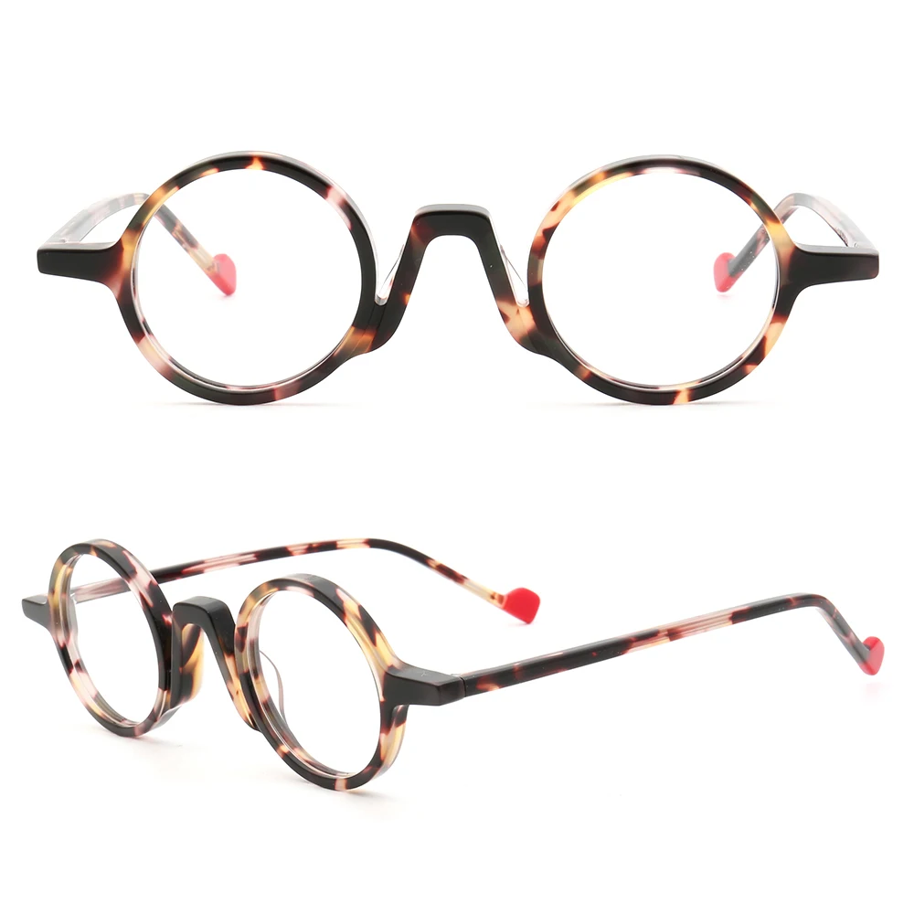 Women Retro Vintage Eyeglass Frames Men Optical Glasses Frame Transparent Leopard Print Tortoise Prescription Spectacles Eyewear