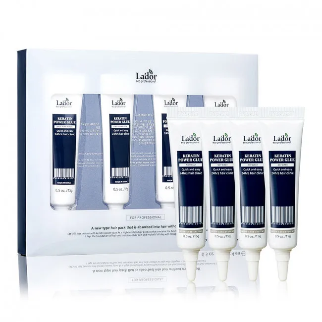 Lador Сыворотка-бальзам для посеченных кончиков волос Keratin power glue | Красота и
