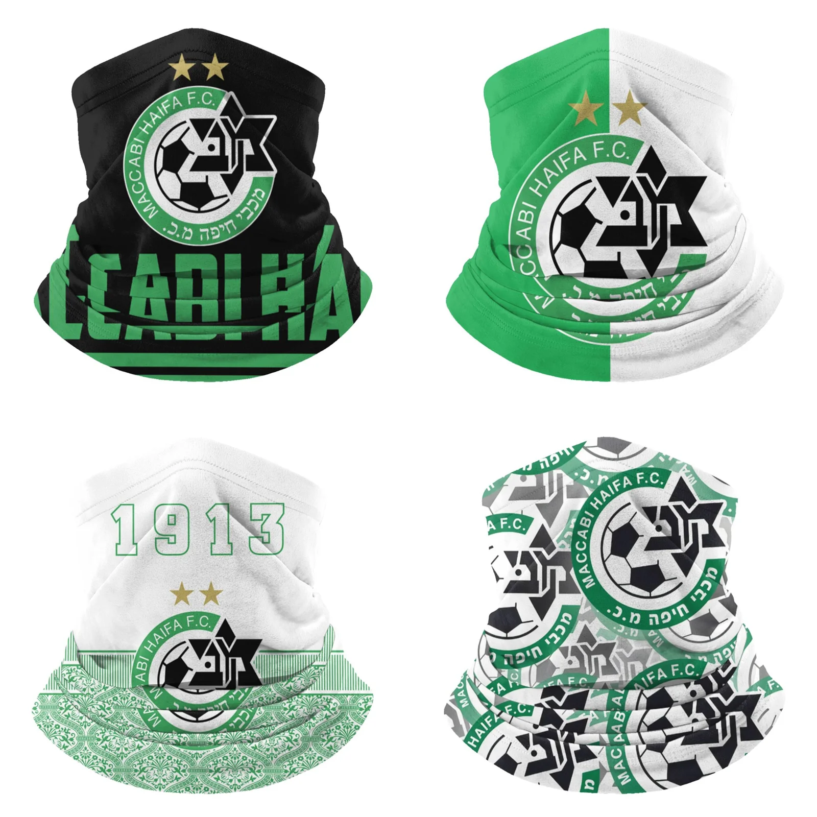 

Maccabi Haifa Fc для мужчин и женщин, мужская маска для лица, Балаклава, брикет, обогреватель для шеи, уличный Многофункциональный