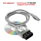 V17.00.020 MINI VCI для TOYOTA TIS Techstream Mini vci FTDI FT232RL чип J2534 OBD2 автомобильный диагностический кабель до 2022 лет