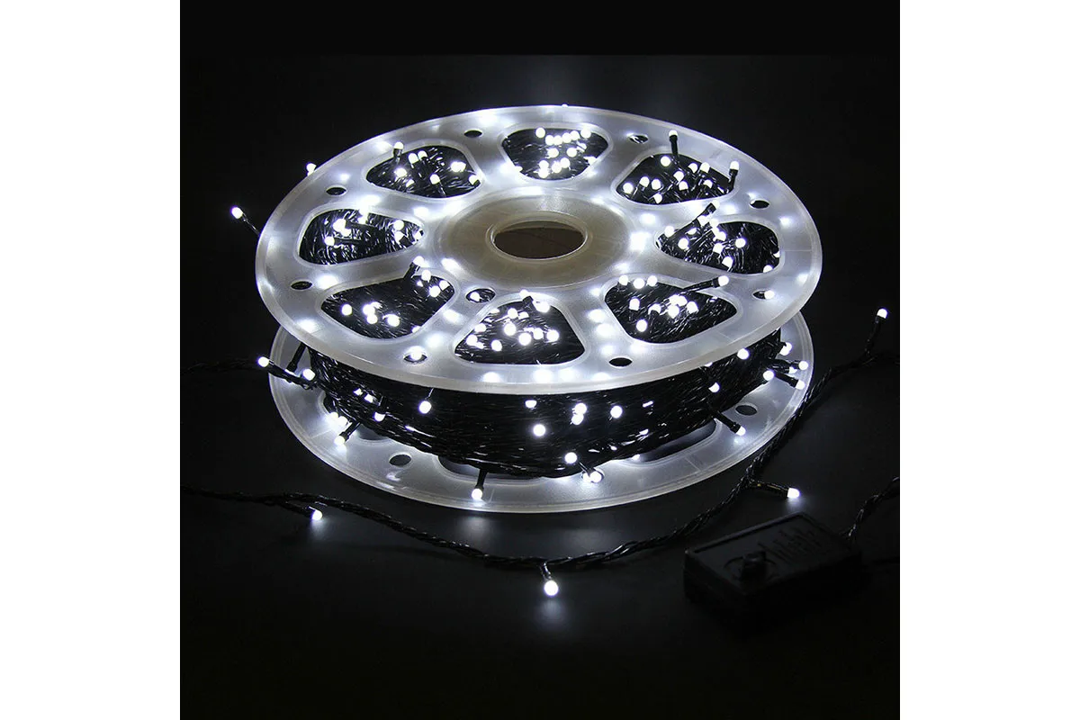 Гирлянда светодиодная для уличного декора новогодняя уличная гирлянда в катушке