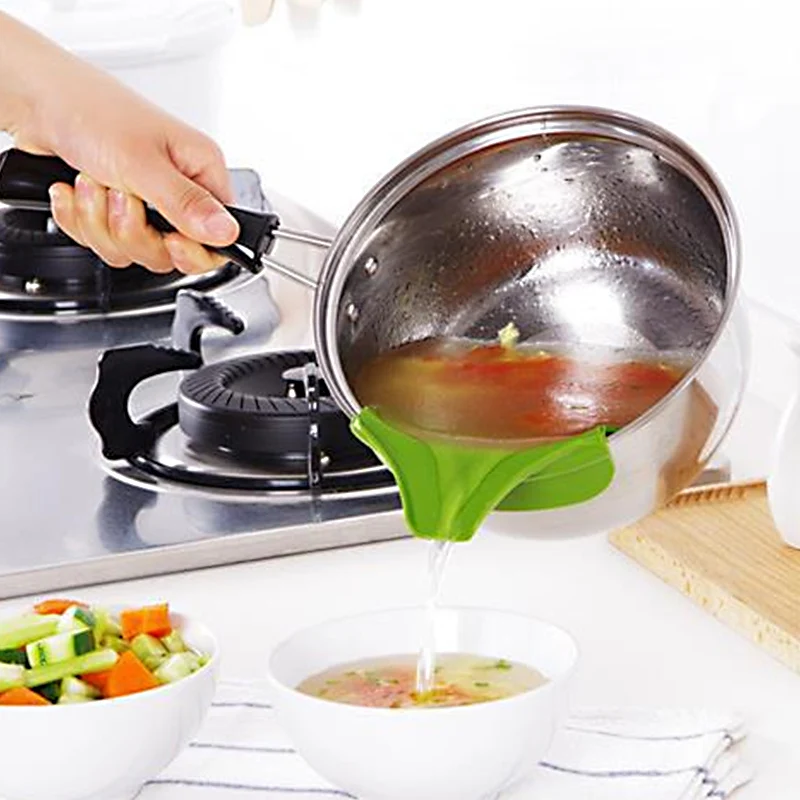 2019 кухонные аксессуары горшки с защитой от разлива зеленые гаджеты круглое для