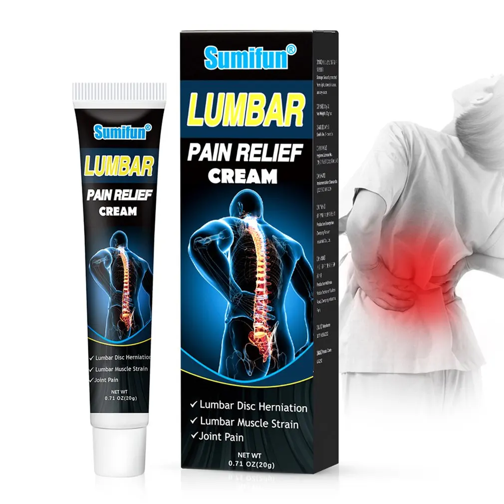 

Lumbar Pain Relief Cream Herbal Extract Lumbar Muscle Strain Ointment Neck Back Joint Knee Joint Bone Pain Plaster