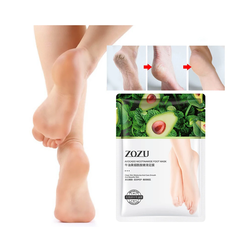 Zozu Питательная маска для ног с экстрактом авокадо Avocado Nicotinamide Foot Mask 35г |