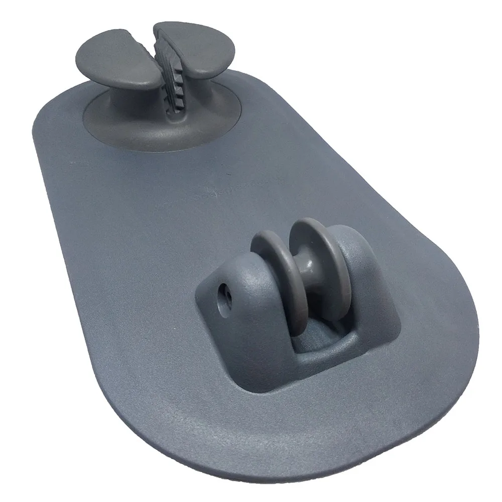 Якорный рым с роликом (серый) + клей на лодку пвх |