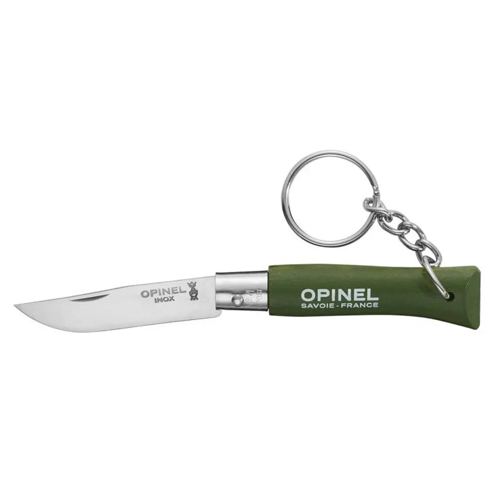 

Opinel Inox Trekking No 4 Stainless Steel Key Chain Pocket Knife Handle Camping Hiking Trekking Outdoor Hunting Whittling Knife