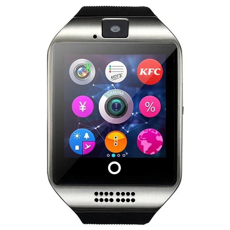 Умные часы CARCAM SMART WATCH Q18 SILVER подсчет калорий уведомления | Электроника