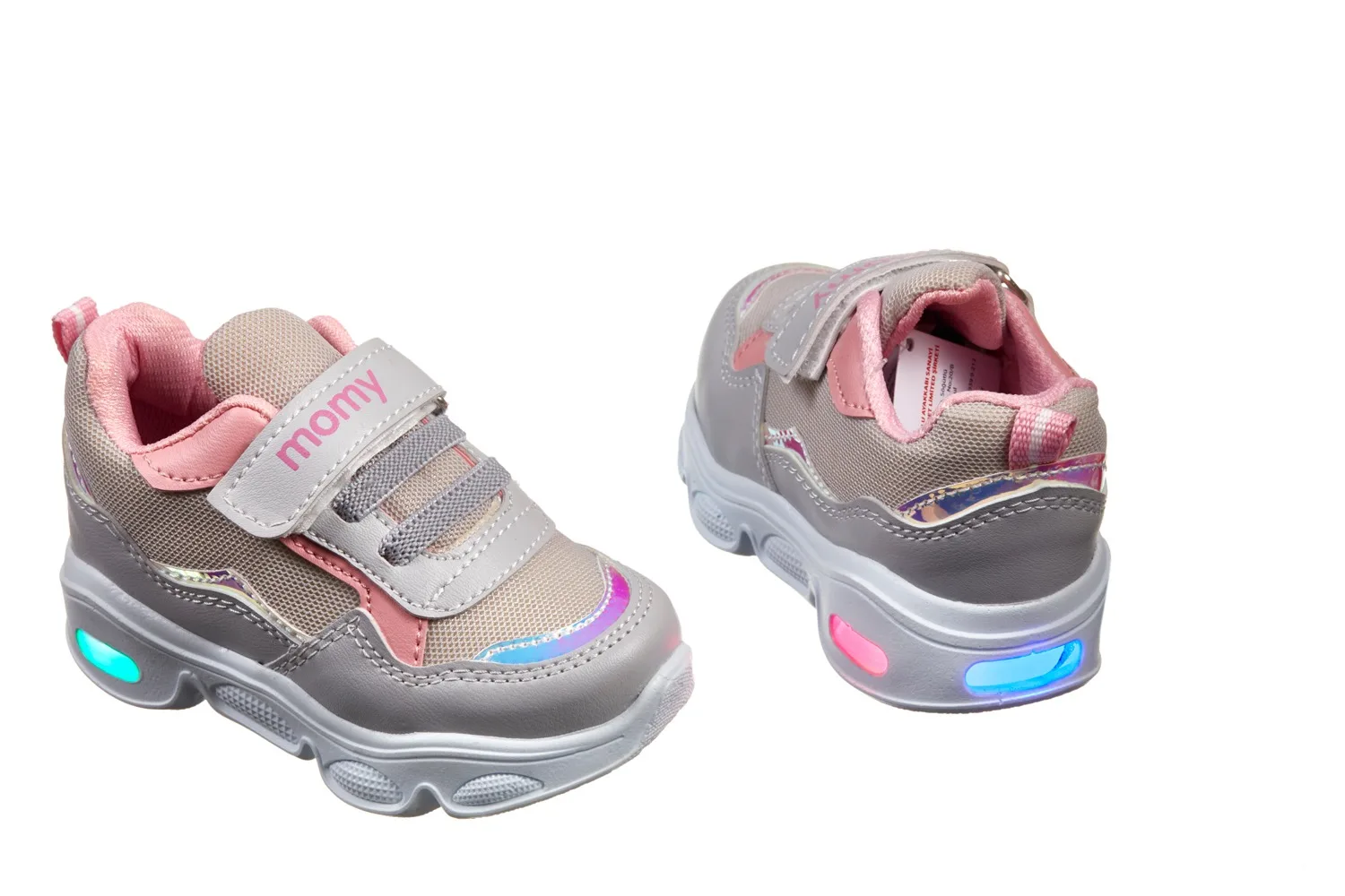 

LED LIGHT Luminous Kids Sport Shoes Quality Healty Turkish Product For Boys Girls Children Baby Sneakers Mesh Breathable Soft