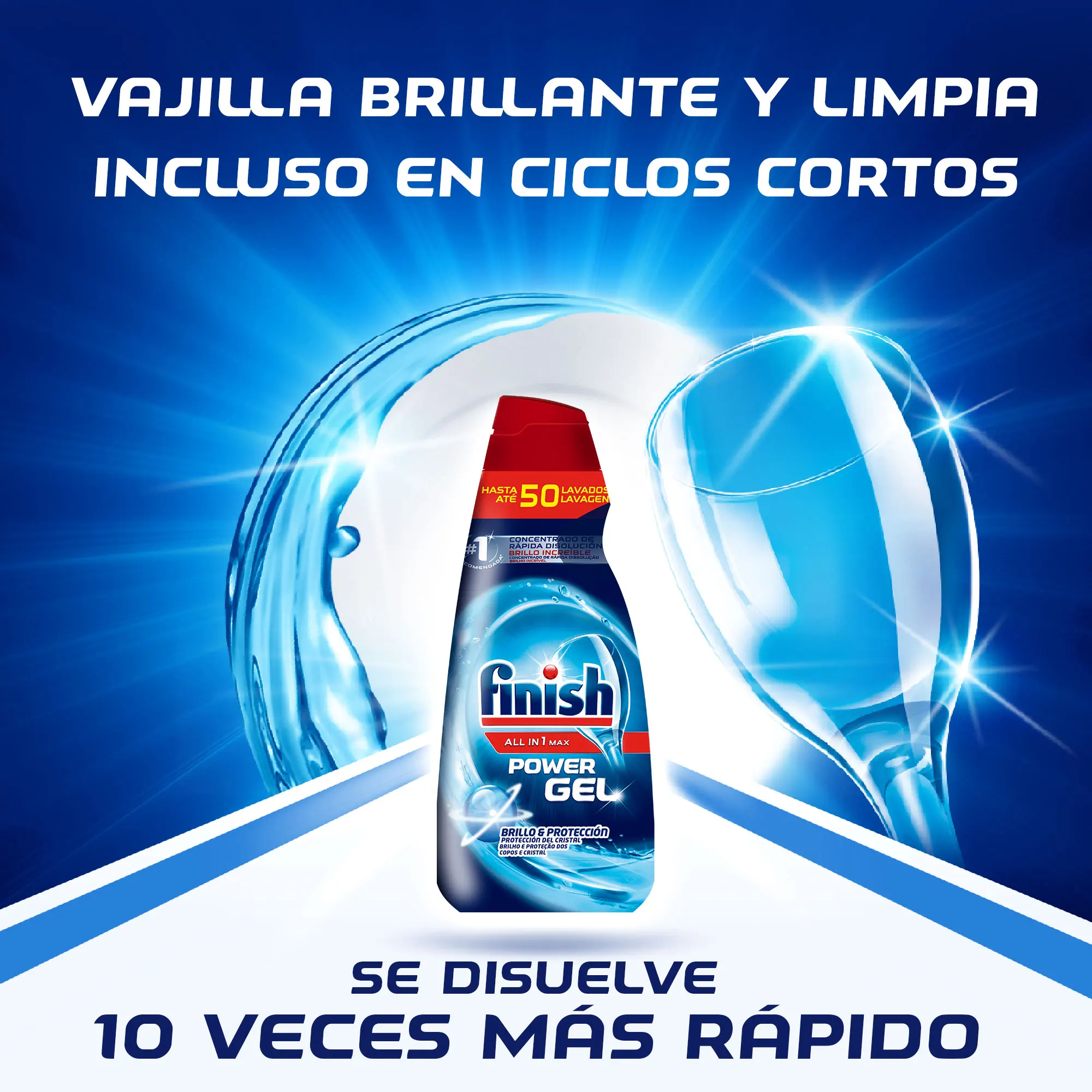 Все готово 1 Максимальная мощность гель для посудомоечной машины сияющая