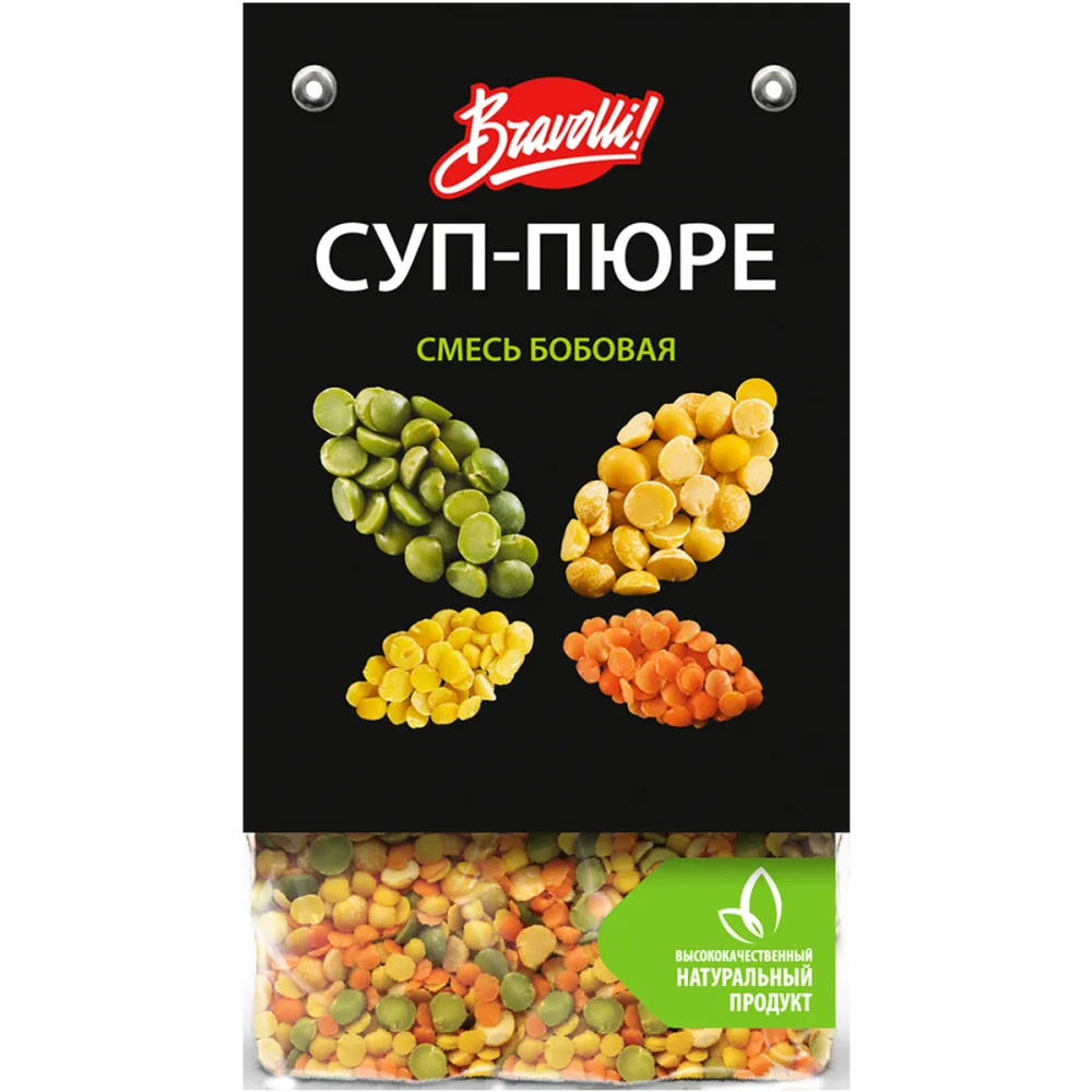 Смесь бобовая Bravolli &quotСуп пюре&quot 350 гр|Готов для завтрака| |