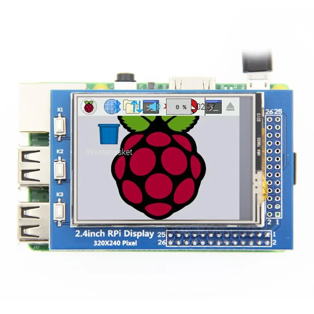 Модуль RPi TFT SPI с ЖК дисплеем 2 4 дюйма разрешение 320*240 серия сенсорной подсветкой