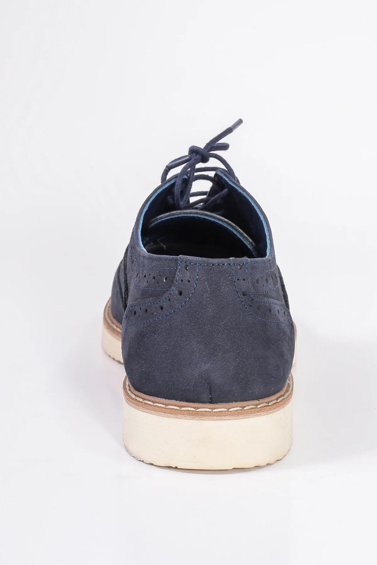 

Genuine Leather Oxford Brogue Navy Blue Men 'S Shoes