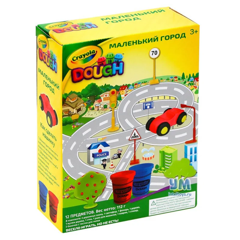 Игровой набор Crayola Маленький город для лепки | Игрушки и хобби
