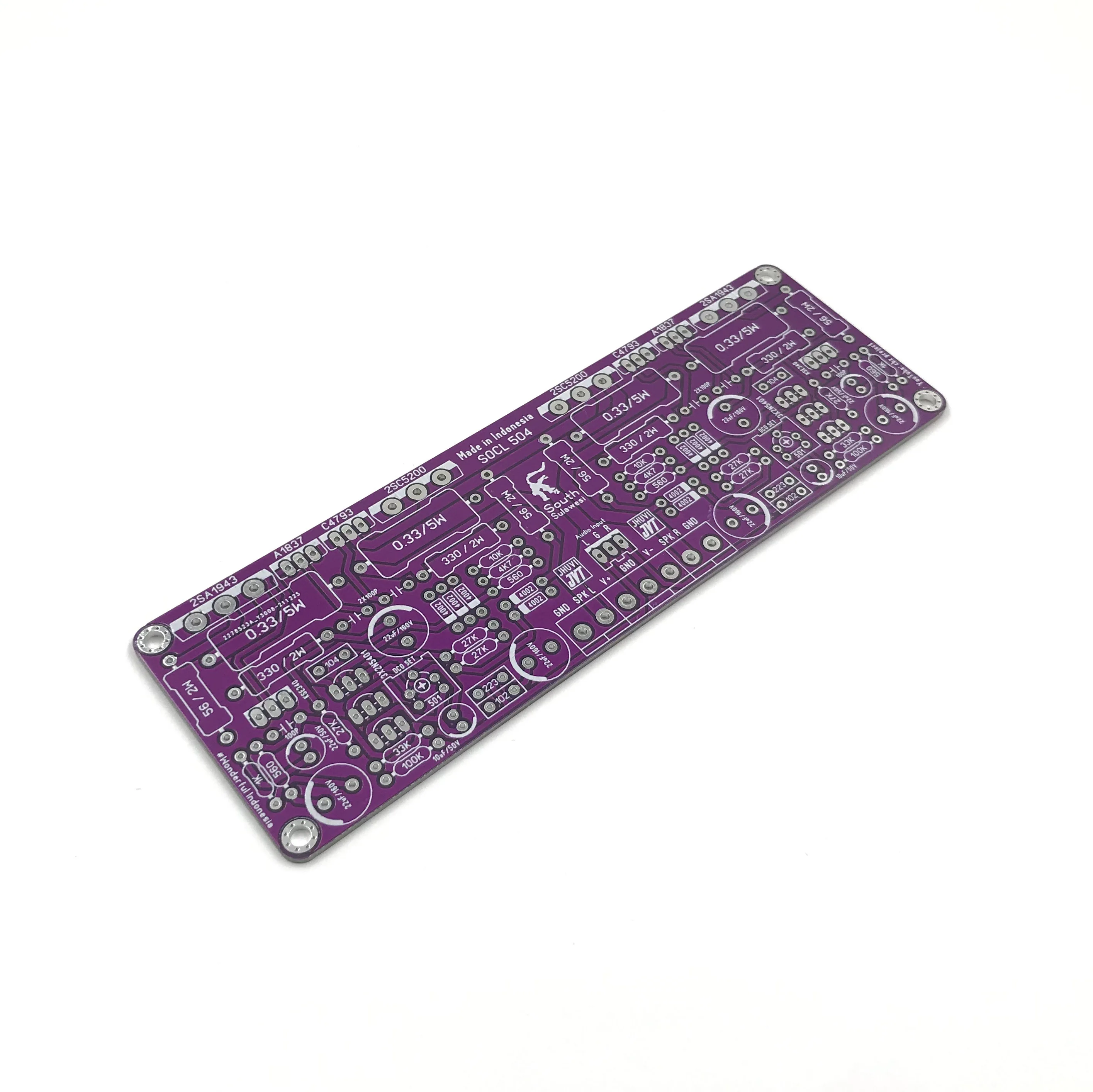 Усилитель мощности Stero Channel SOCL 504 печатная плата PCB звуковой усилитель для